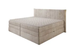 Familien Boxspringbett Stella in 220/240x200 mit Stauraum in Cord