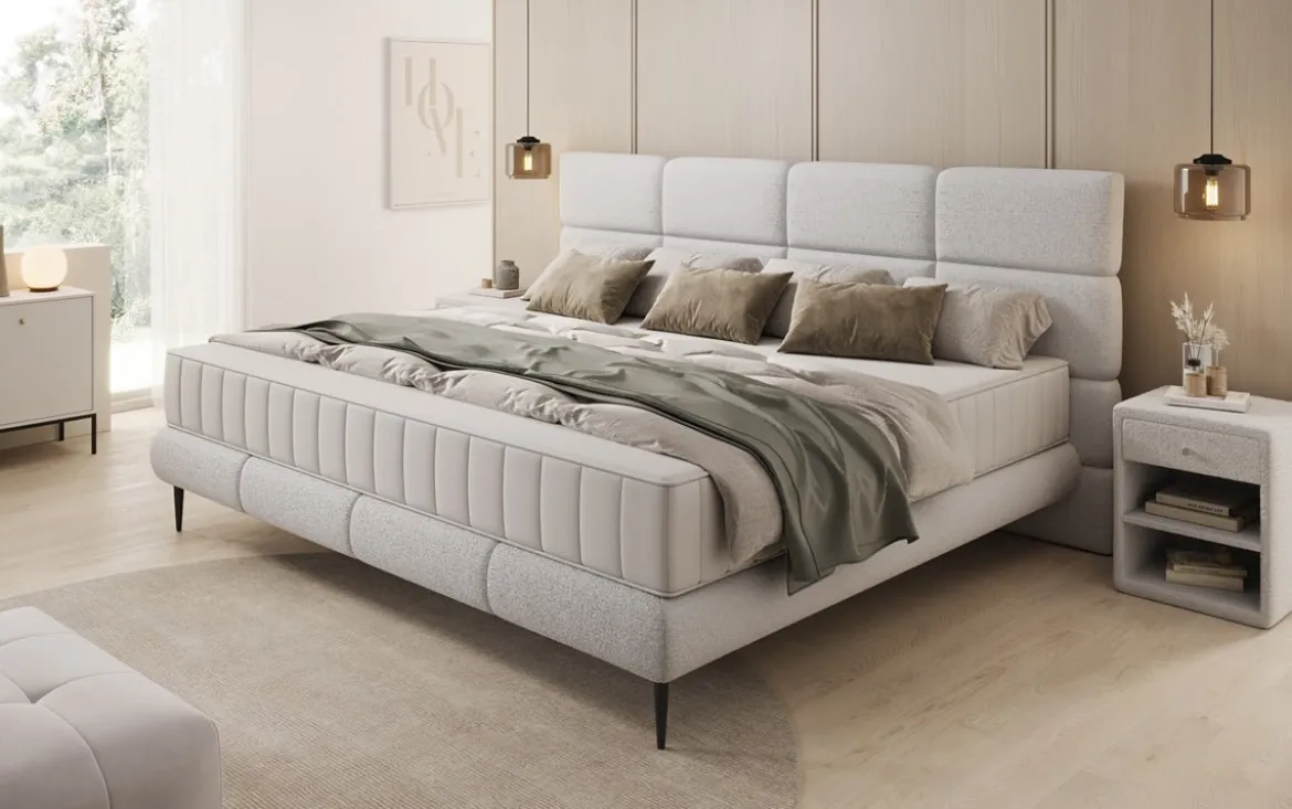 Familien Polsterbett Milano Bouclé in 220/240x200