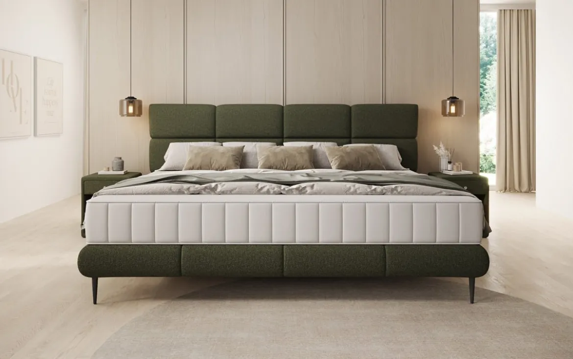 Familien Polsterbett Milano Bouclé in 220/240x200