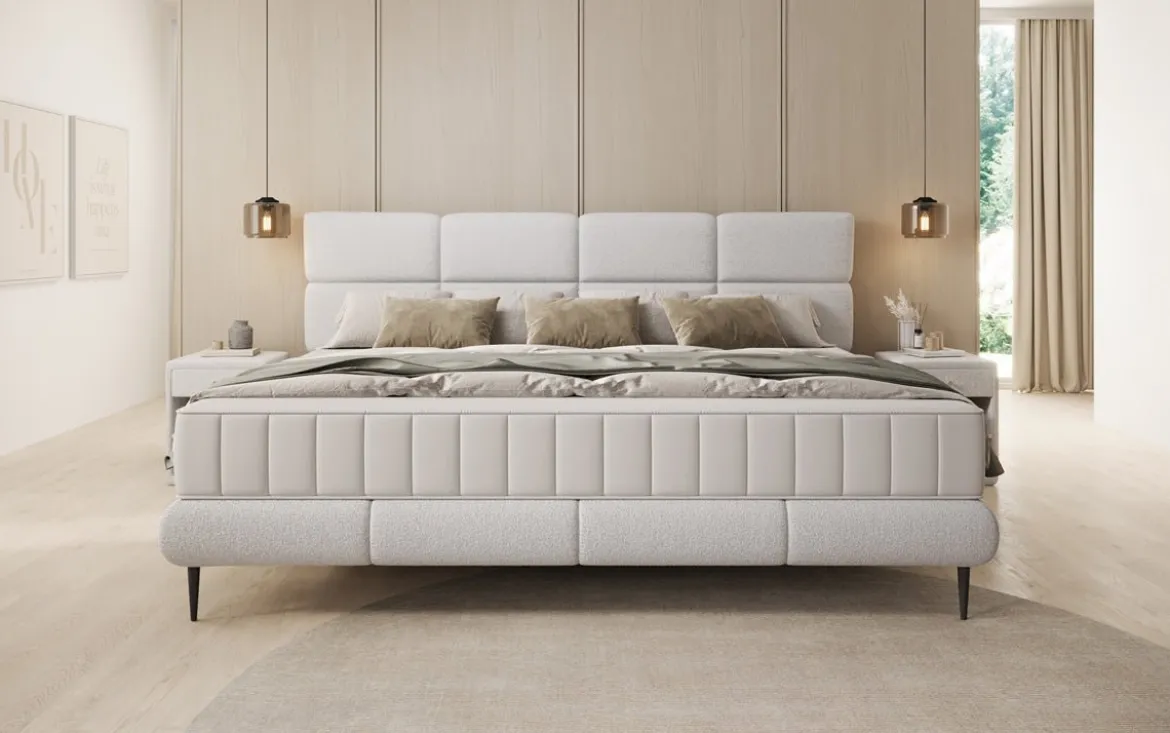 Familien Polsterbett Milano Bouclé in 220/240x200