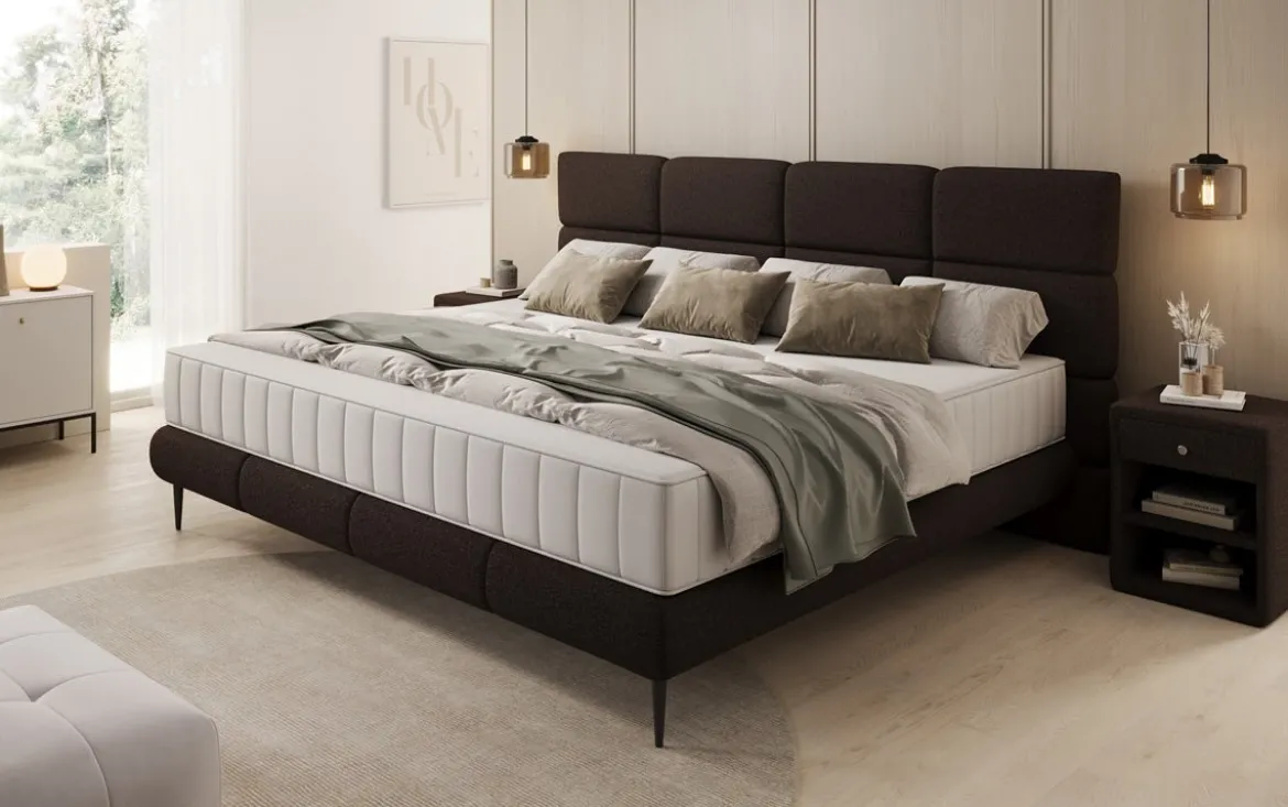 Familien Polsterbett Milano Bouclé in 220/240x200