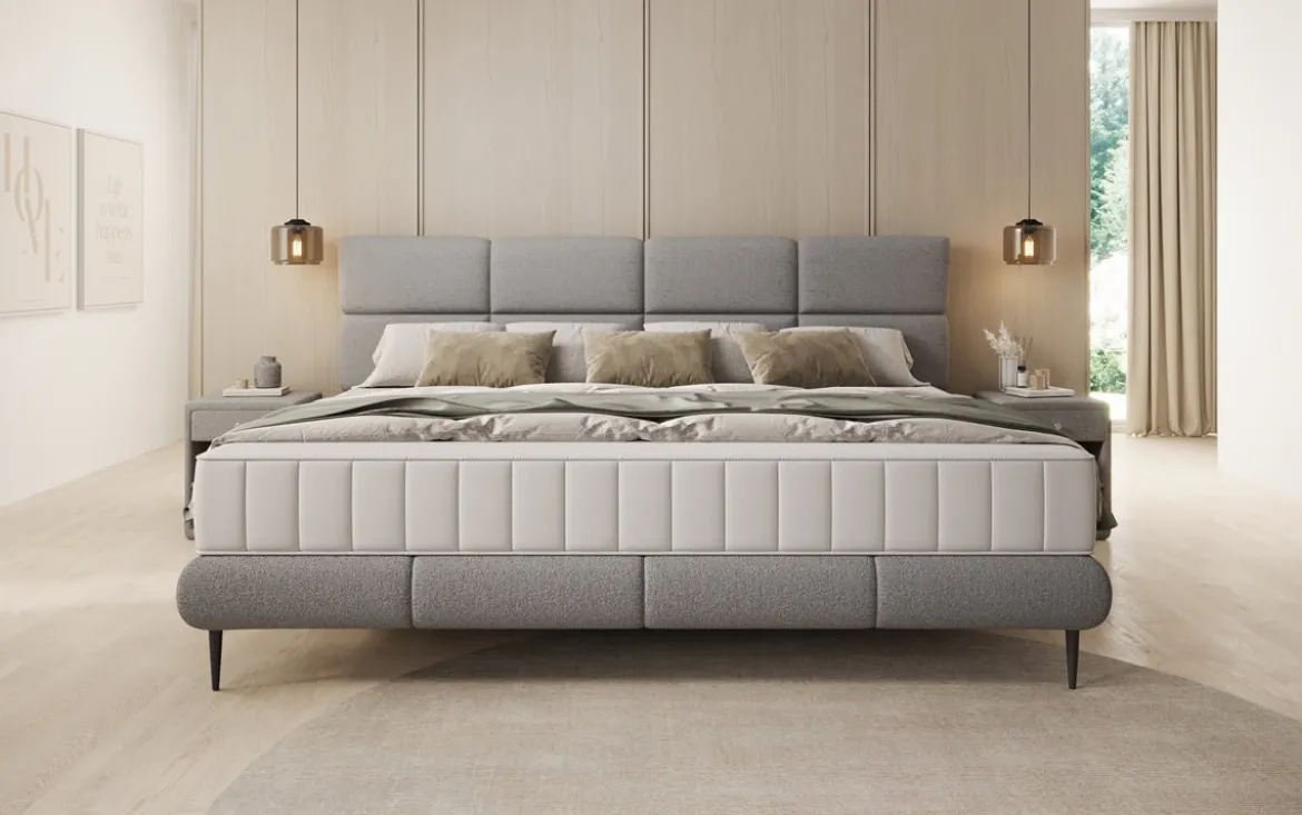 Familien Polsterbett Milano Bouclé in 220/240x200