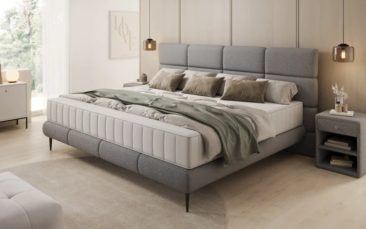 Familien Polsterbett Milano Bouclé in 220/240x200