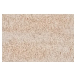 Flausch - Tagesdecke Tao aus Kunstfell Beige 130x180 cm