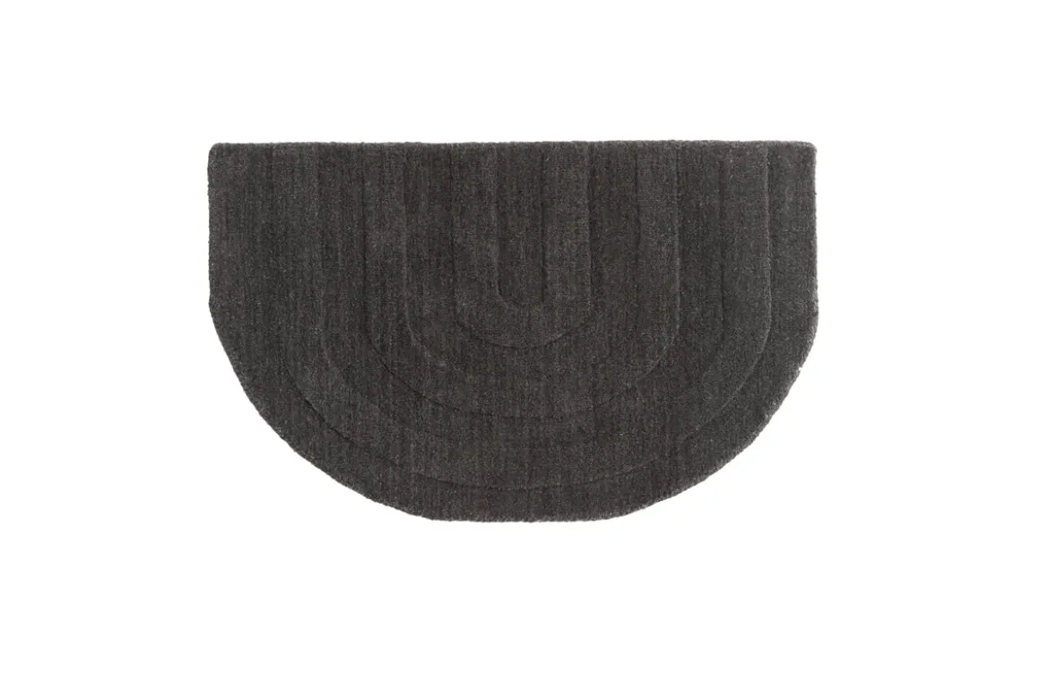 Fußmatte Nala - in Schwarz aus Wolle