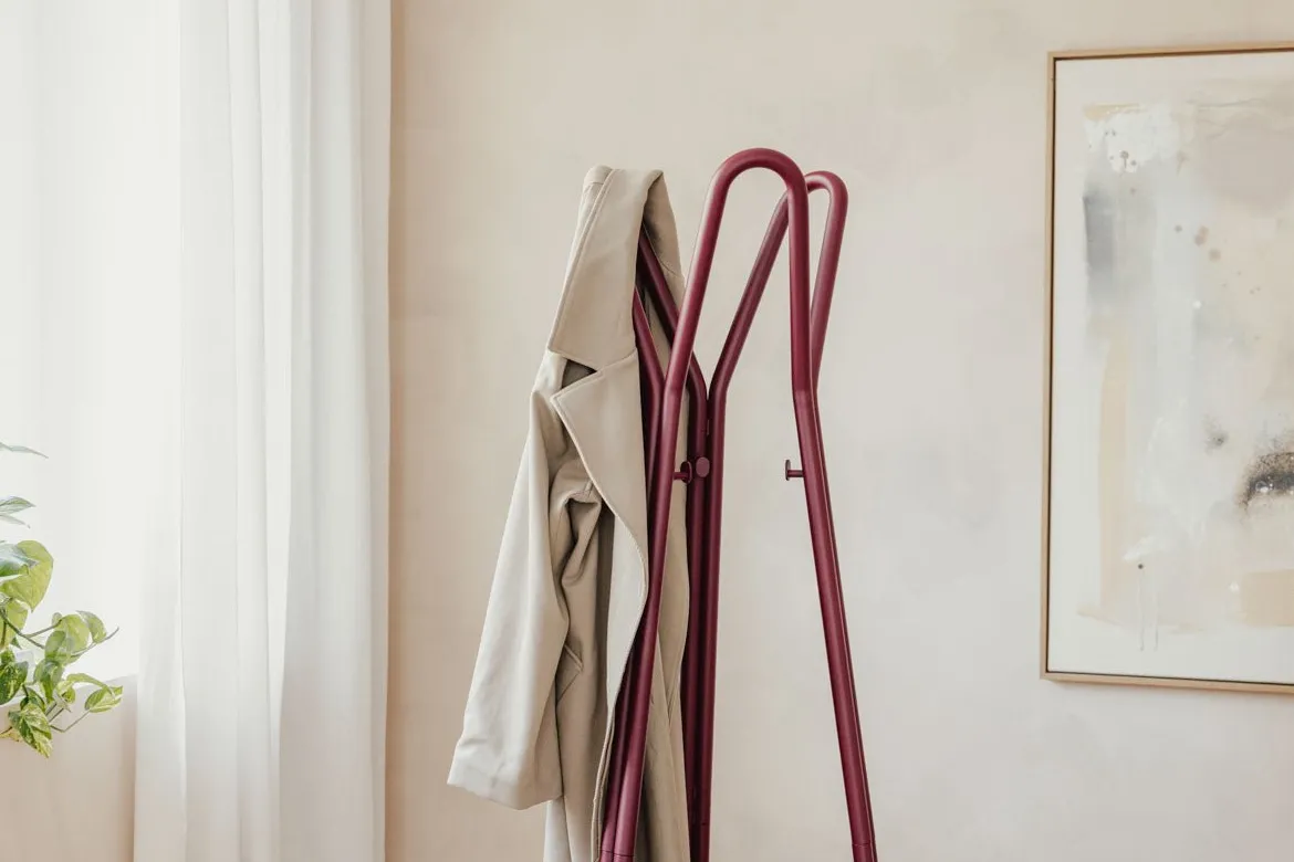 Garderobe Charles – Minimalistischer Dielenständer aus Stahl