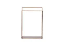 Garderobe Fioran – Minimalistischer Kleiderständer in Mocca-Holzoptik
