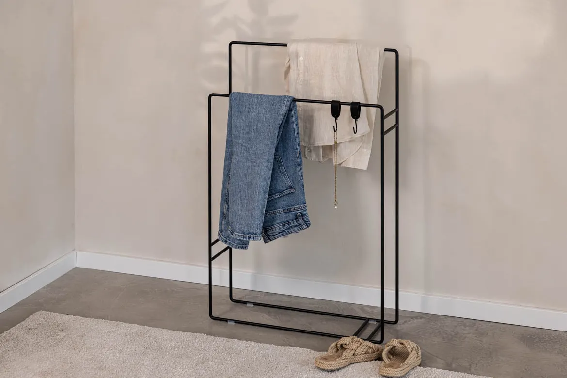 Garderobe/Handtuchhalter Delaya – Minimalistisches Design aus Metall