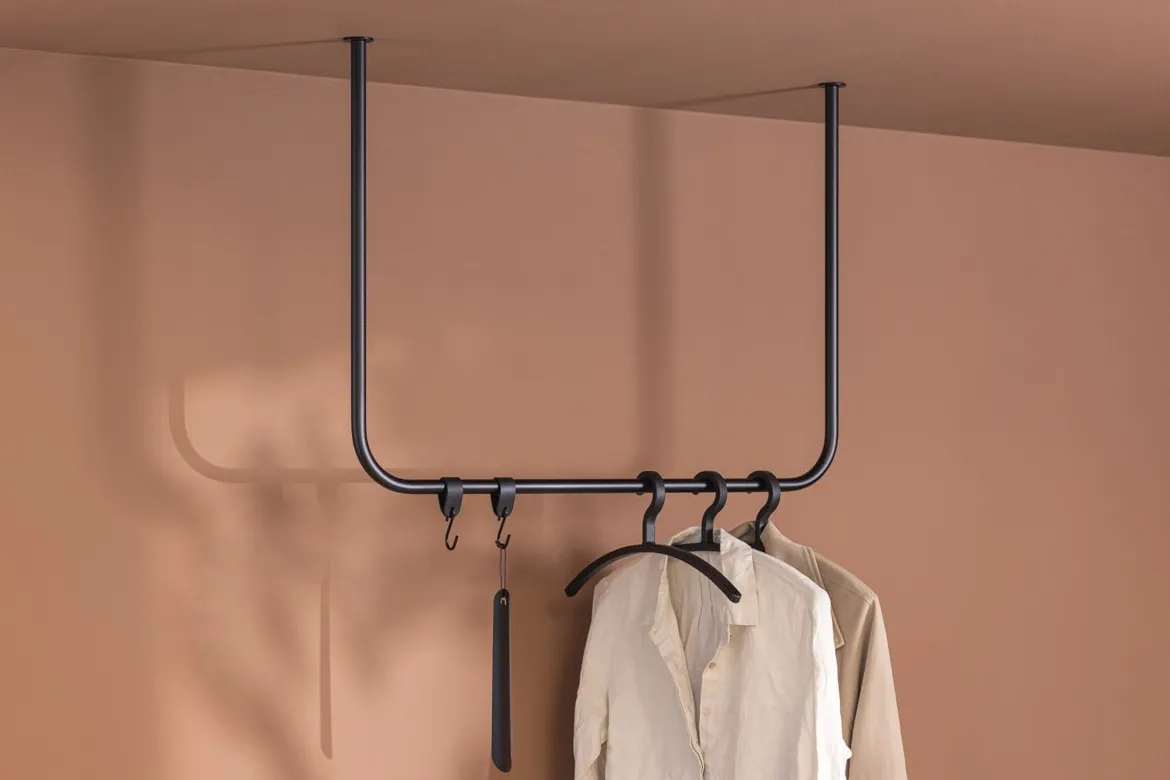 Garderobe/Kleiderstange Enio – Abgerundetes Design mit Deckenmontage
