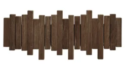 Garderobe Minimalistic - aus dunkelbraunem Eichenholz