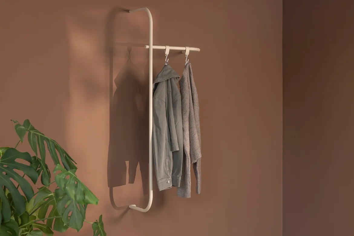 Garderobe Tamina – Minimalistisches Design mit flexibler Montage