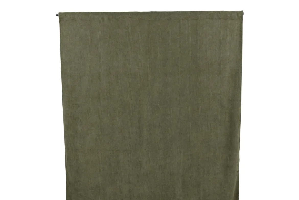 Gardinen-Set Verta – mit Mehrband-System in Beige & Moosgrün