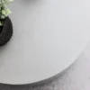 Garten Beistelltisch India - Ø60 aus Aluminium in der Farbe Grau