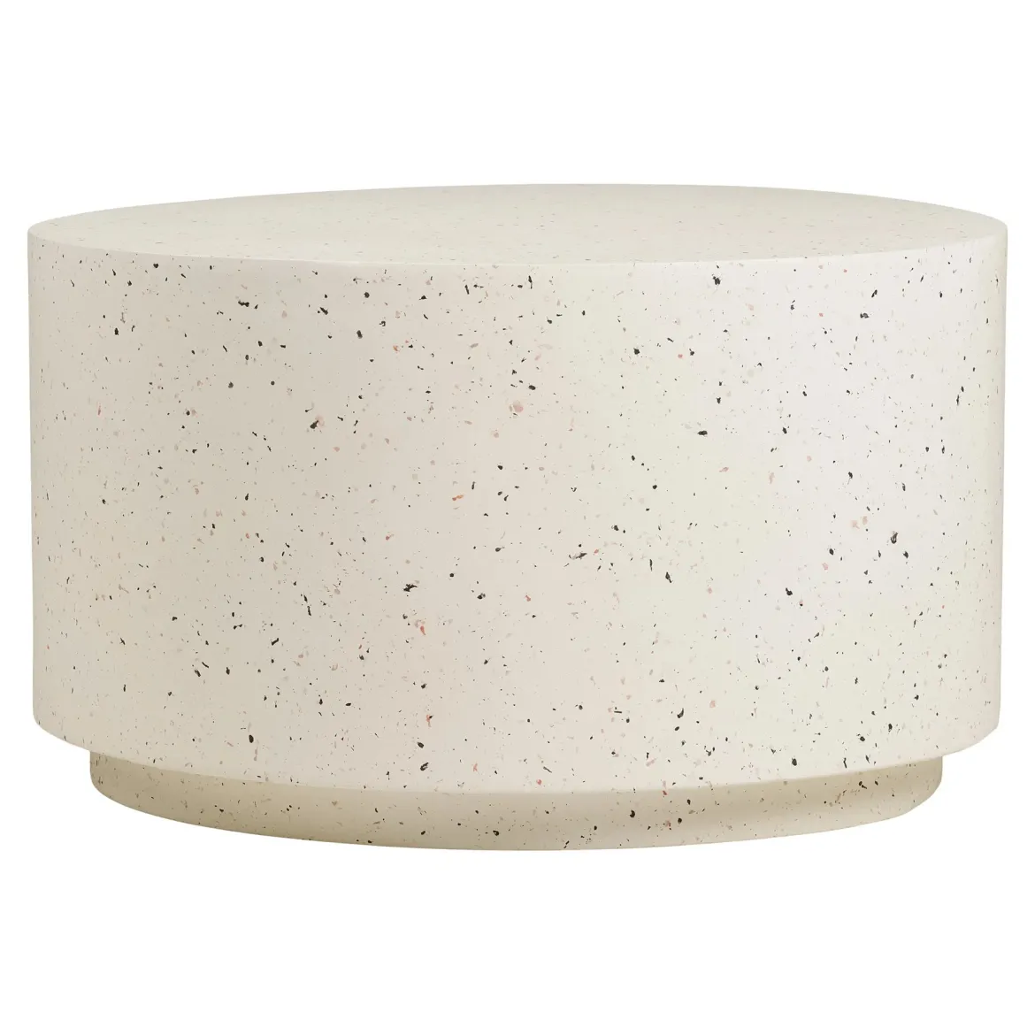 Garten Beistelltisch Velkara- Steinoptik Sand
