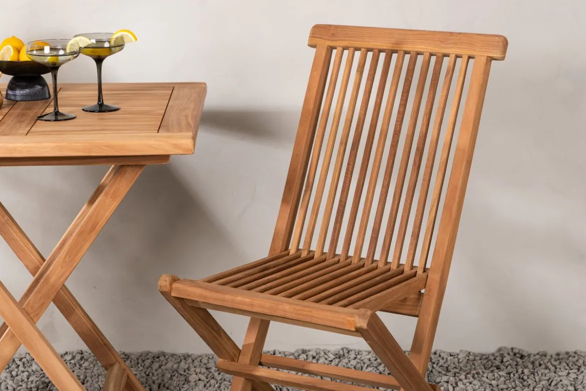 Garten Cafegruppe Americano – 3-teiliges Gartenmöbel-Set aus Teakholz