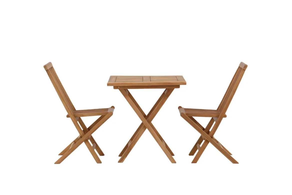 Garten Cafegruppe Americano – 3-teiliges Gartenmöbel-Set aus Teakholz