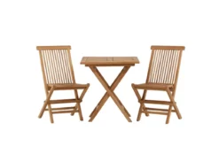 Garten Cafegruppe Americano – 3-teiliges Gartenmöbel-Set aus Teakholz