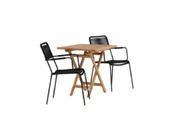 Garten Cafegruppe Elbe – 3-teiliges Gartenmöbel-Set 70x70 cm