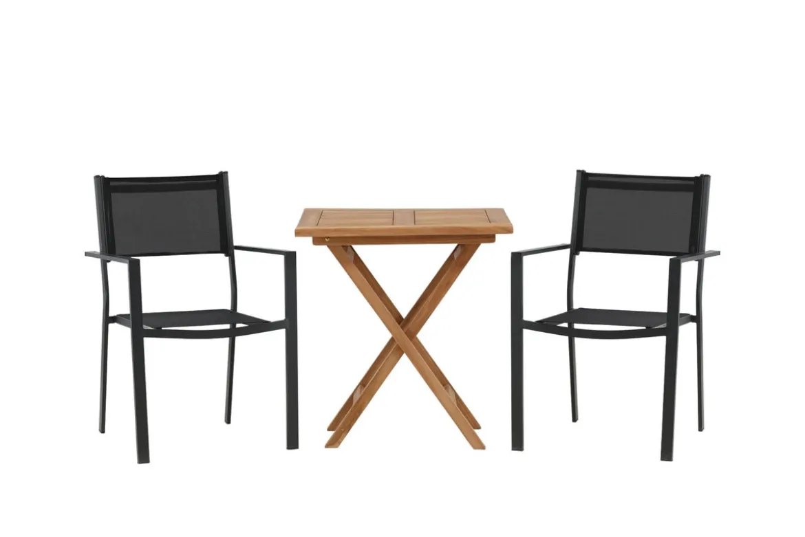Garten Cafegruppe Irish – 3-teiliges Gartenmöbel-Set 70x70 cm