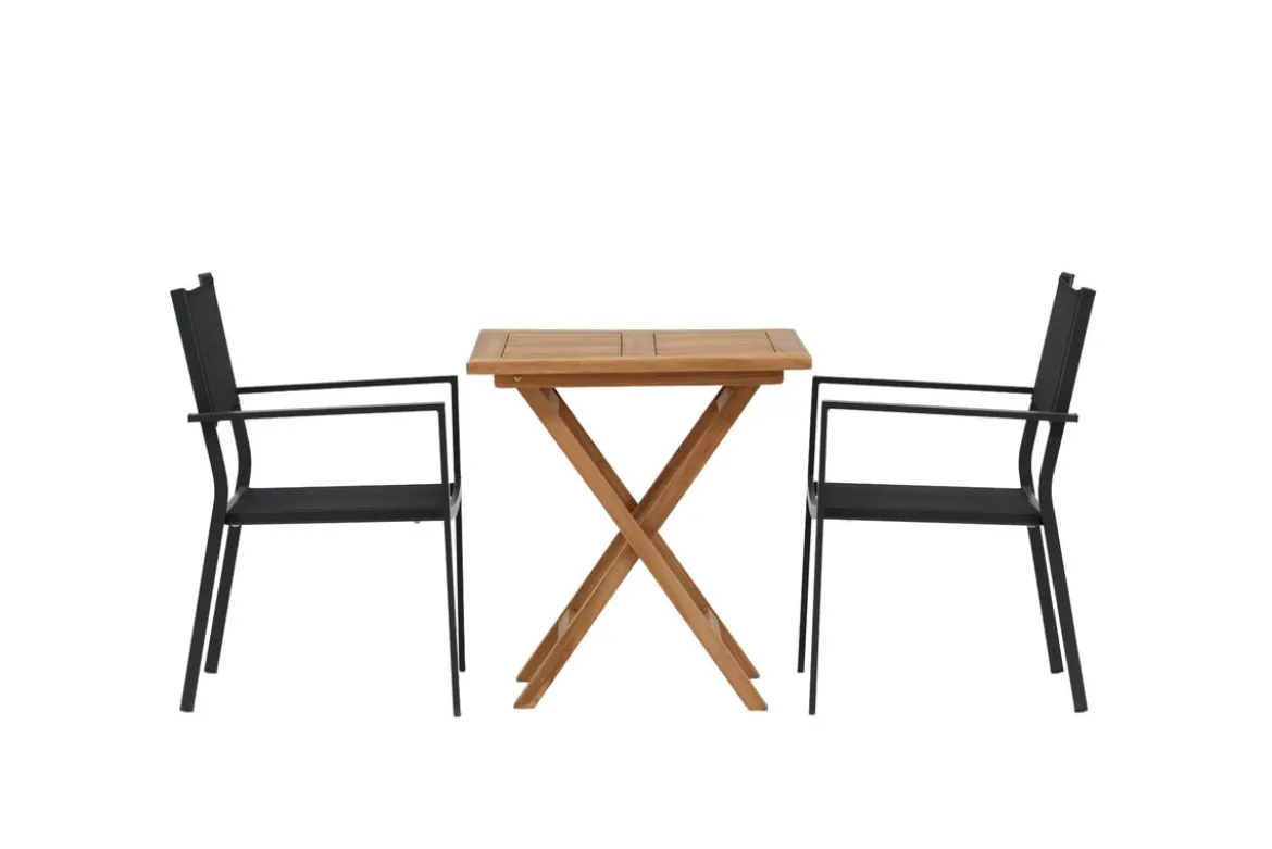 Garten Cafegruppe Irish – 3-teiliges Gartenmöbel-Set 70x70 cm