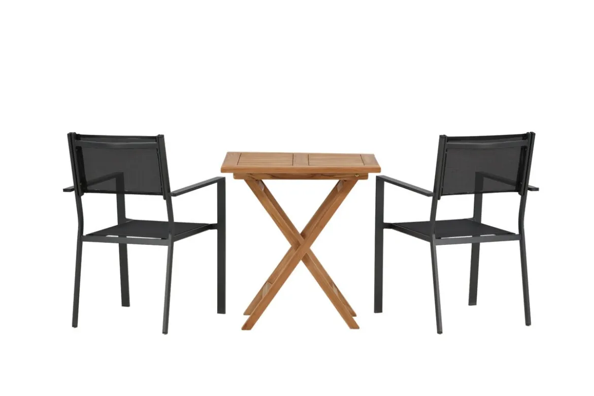 Garten Cafegruppe Irish – 3-teiliges Gartenmöbel-Set 70x70 cm