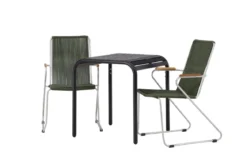 Garten Cafegruppe Kaloro – 3 teiliges Set in Grün