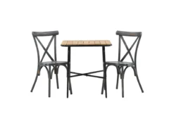 Garten Cafegruppe Living – 3-teiliges Gartenmöbel-Set mit Stühlen aus Aluminium