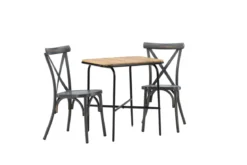 Garten Cafegruppe Living – 3-teiliges Gartenmöbel-Set mit Stühlen aus Aluminium