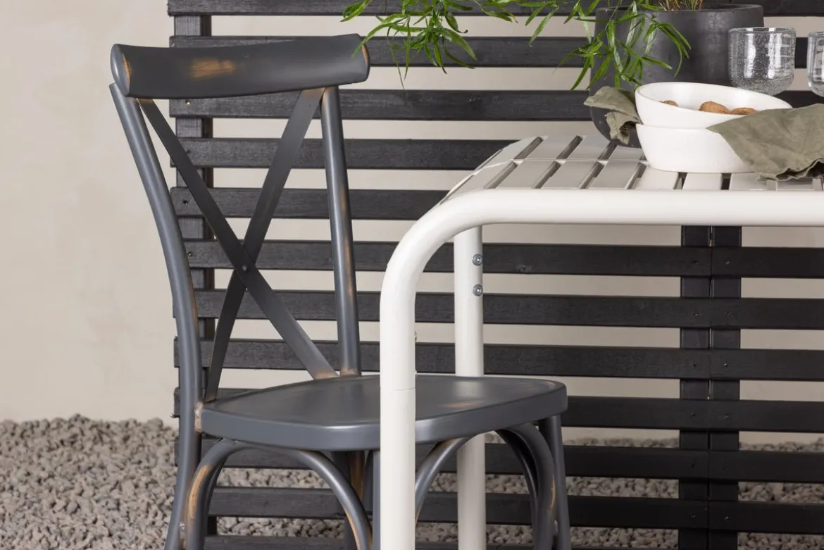 Garten Cafegruppe Narvis – 3-teiliges Gartenmöbel-Set 70x70 cm