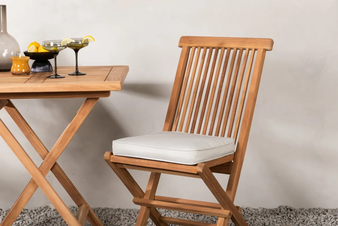 Garten Cafegruppe Raki – 3-teiliges Gartenmöbel-Set aus Teakholz