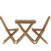 Garten Cafegruppe Wavaro – 3 teiliges Set aus Teakholz