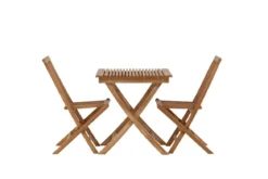 Garten Cafegruppe Wavaro – 3 teiliges Set aus Teakholz