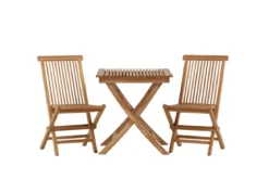 Garten Cafegruppe Wavaro – 3 teiliges Set aus Teakholz