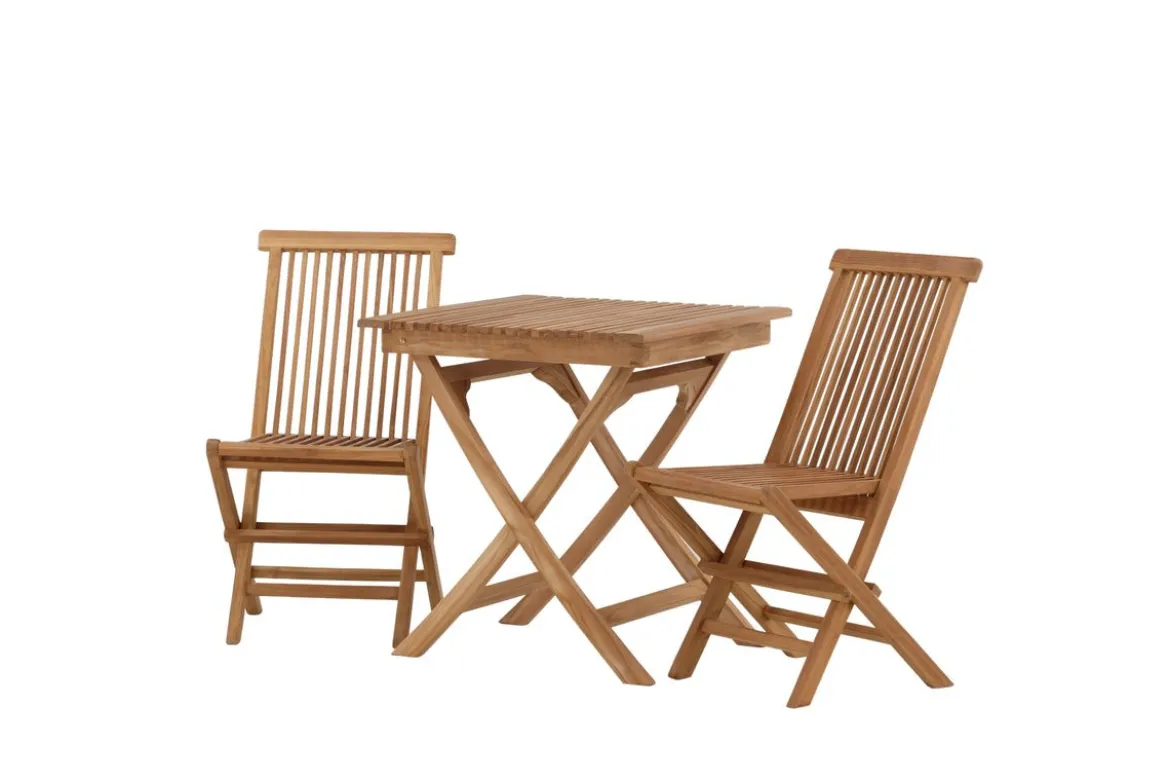 Garten Cafegruppe Wavaro – 3 teiliges Set aus Teakholz