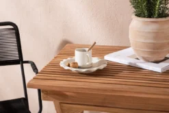 Garten Cafegruppe Zivano – 3 teiliges Set mit Teakholz-Tisch
