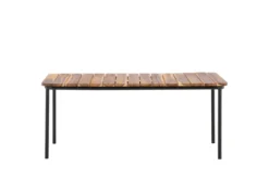Garten Couchtisch Berit - Mit Tischplatte aus Akazie in Natur-Optik