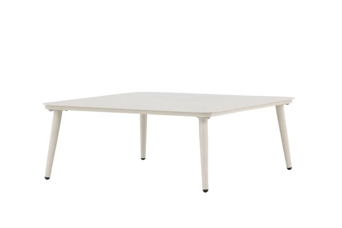 Garten Couchtisch Hannes - Aus beigem Aluminium