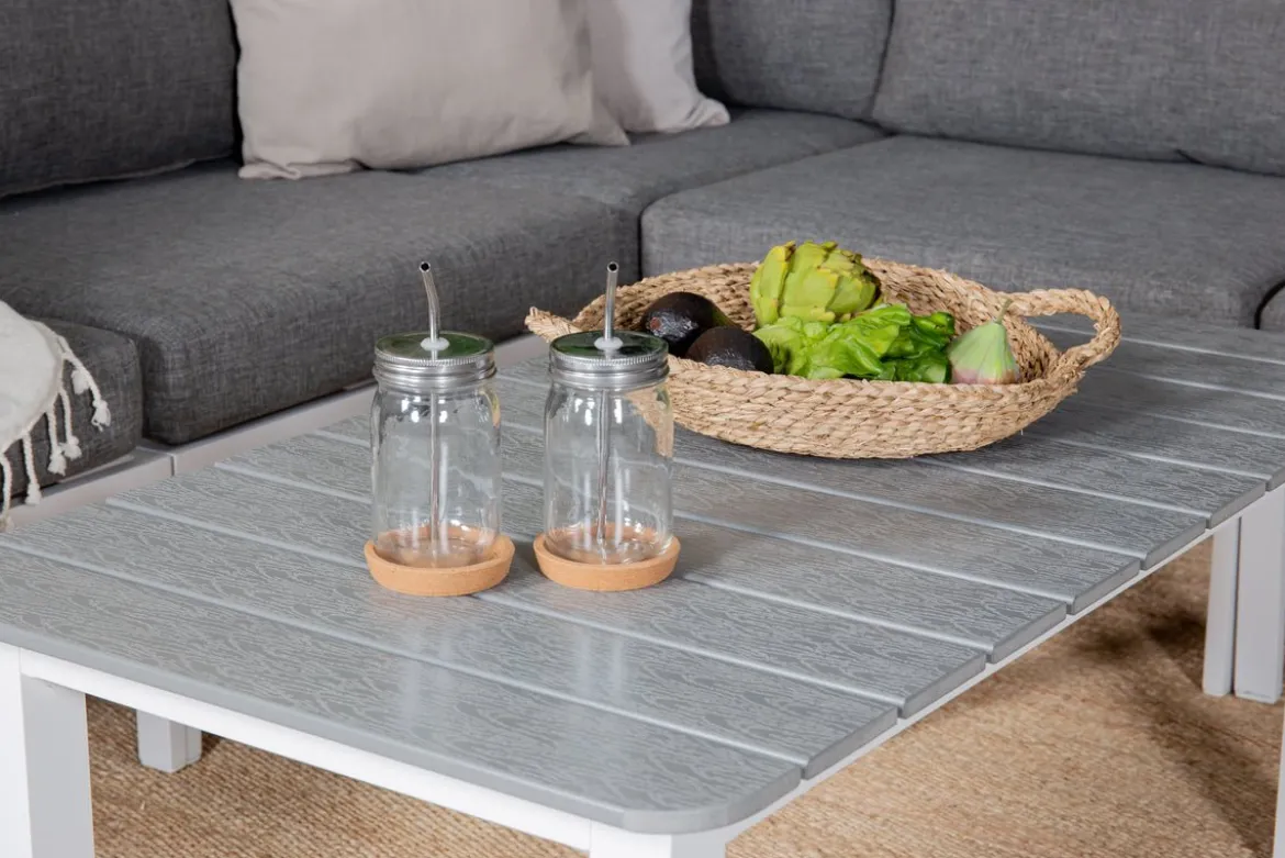Garten Couchtisch Kreta - Aus Edelholz und Aluminium