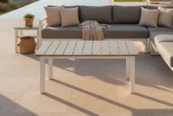 Garten Couchtisch Kreta - Aus Edelholz und Aluminium