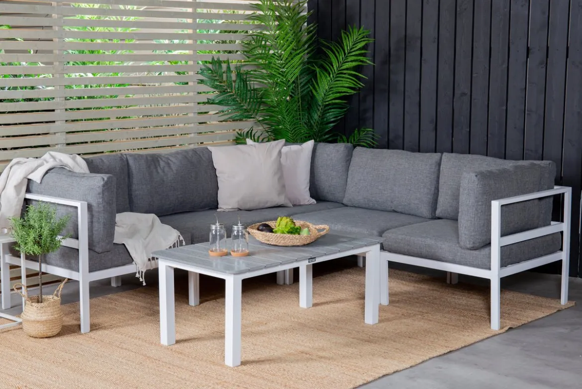 Garten Couchtisch Kreta - Aus Edelholz und Aluminium
