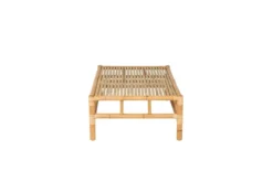 Garten Couchtisch Zypern - Aus Rattan und Bambus in Natur-Optik