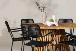 Garten Essgruppe Asante – 7-teiliges Gartenmöbel-Set mit Tisch aus Akazie