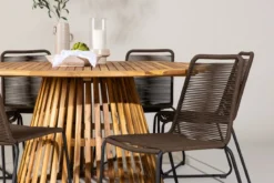 Garten Essgruppe Noris – 7-teiliges Gartenmöbel-Set mit Tisch aus Akazie