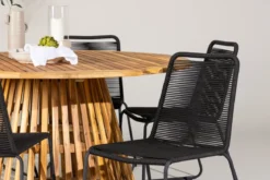 Garten Essgruppe Noris – 7-teiliges Gartenmöbel-Set mit Tisch aus Akazie