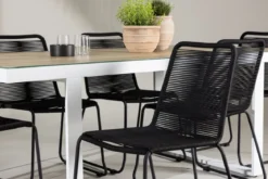 Garten Essgruppe Spain – 5-teiliges Gartenmöbel-Set mit rundem Tisch