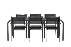 Garten Essgruppe Toni – 7-teiliges Gartenmöbel-Set aus Aluminium
