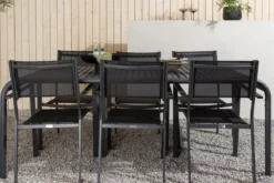 Garten Essgruppe Toni – 7-teiliges Gartenmöbel-Set aus Aluminium