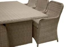 Garten Essgruppe Valencia” – 7-teiliges Gartenmöbel-Set aus Polyrattan