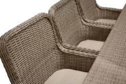 Garten Essgruppe Valencia” – 7-teiliges Gartenmöbel-Set aus Polyrattan