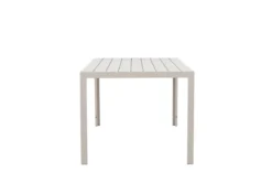 Garten Esstisch Amalfi - 205x90 cm aus Aluminium und Polywood in Beige oder Schwarz
